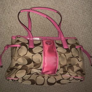 Pink Coach Bag